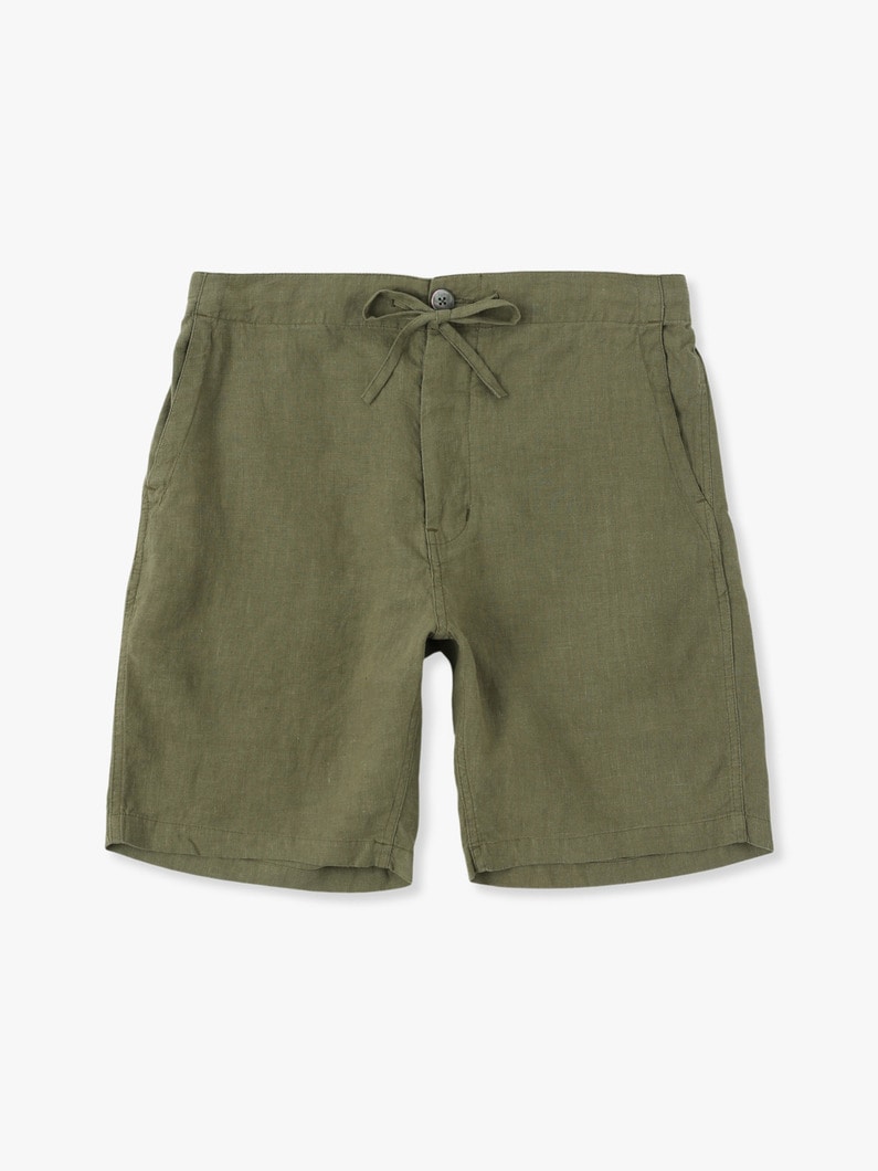 French Linen Shorts 詳細画像 khaki 3