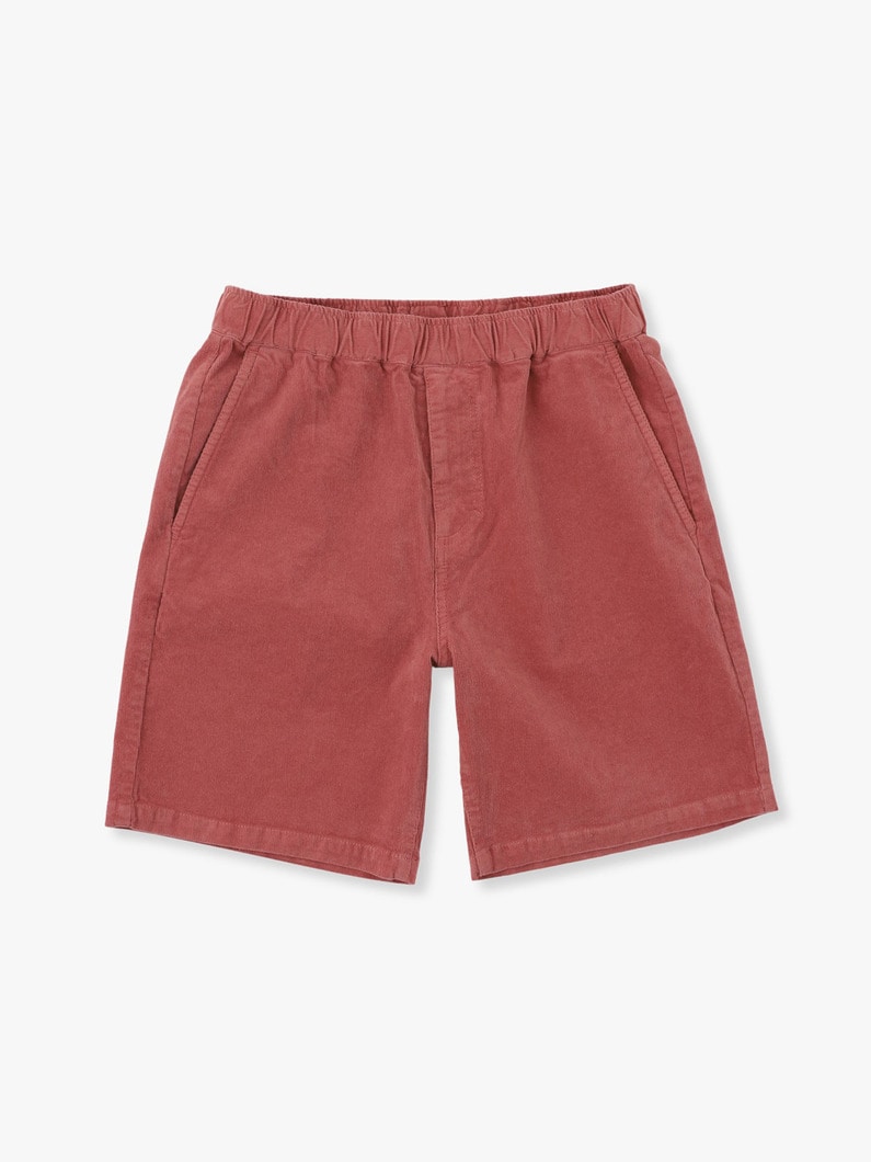 Corduroy Shorts (ivory/red/beige/khaki/black) 詳細画像 red 1