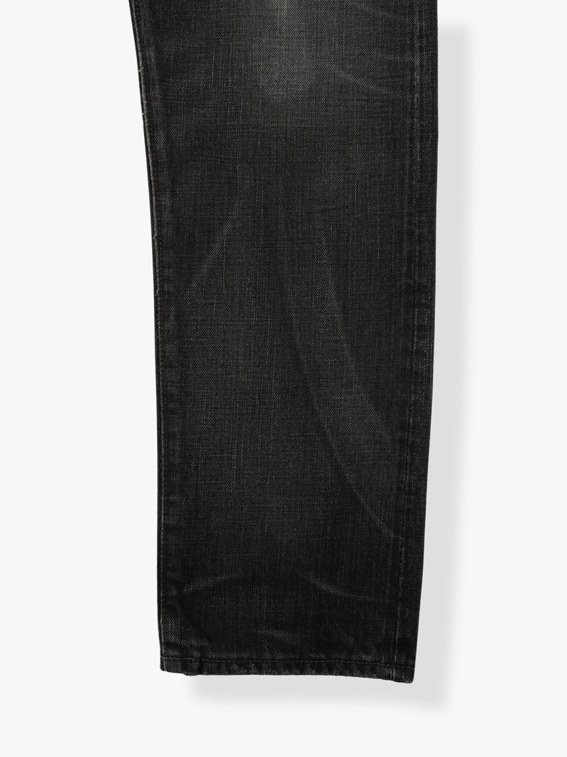 Slim Narrow Denim Pants(black) 詳細画像 blue 8
