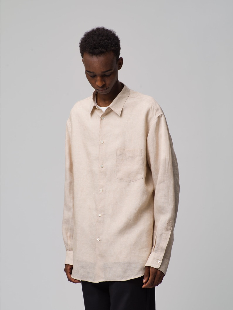 Linen Color Shirt 詳細画像 beige 1