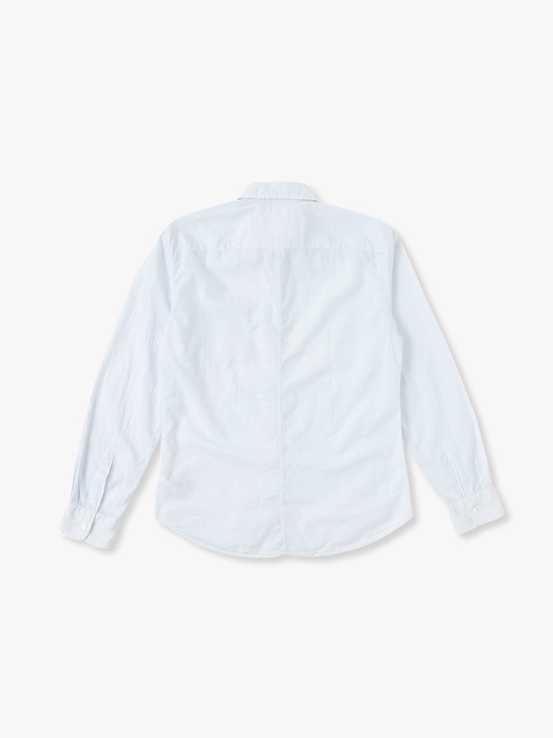 Luke Organic Cotton Voil Shirt 詳細画像 light blue 2