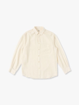 Undyed Cotton HB Shirt 詳細画像 off white