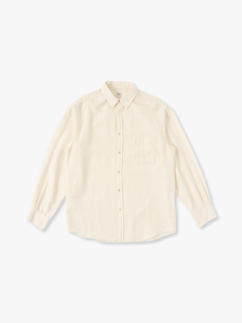 Undyed Cotton HB Shirt 詳細画像 off white 1