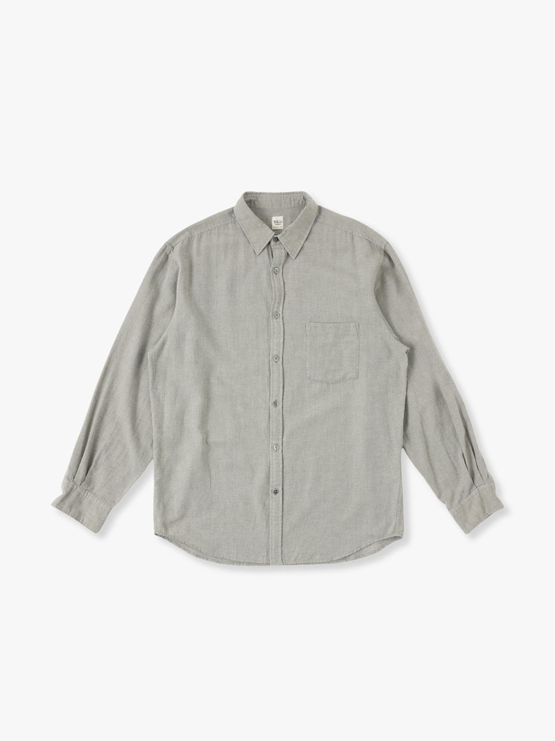 Undyed Cotton HB Shirt 詳細画像 gray 2