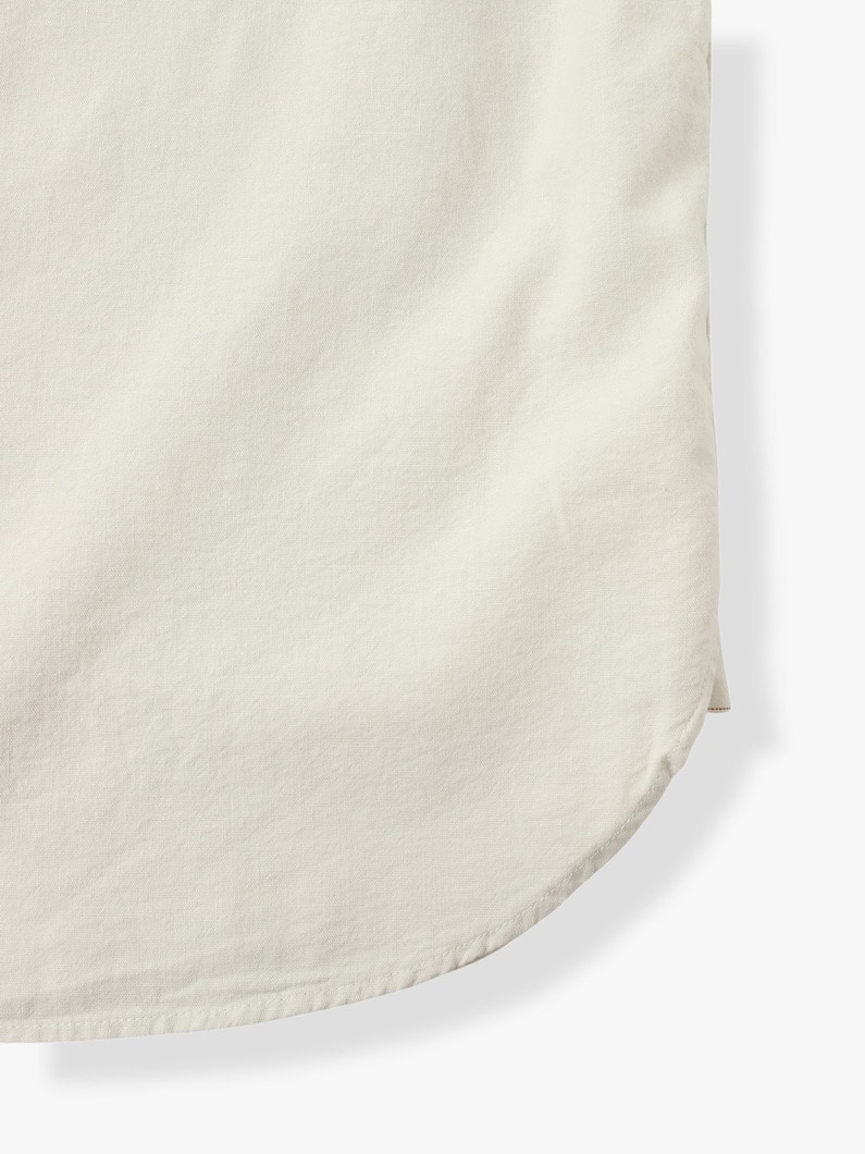 Chambray Garment Dye Shirt 詳細画像 off white 5