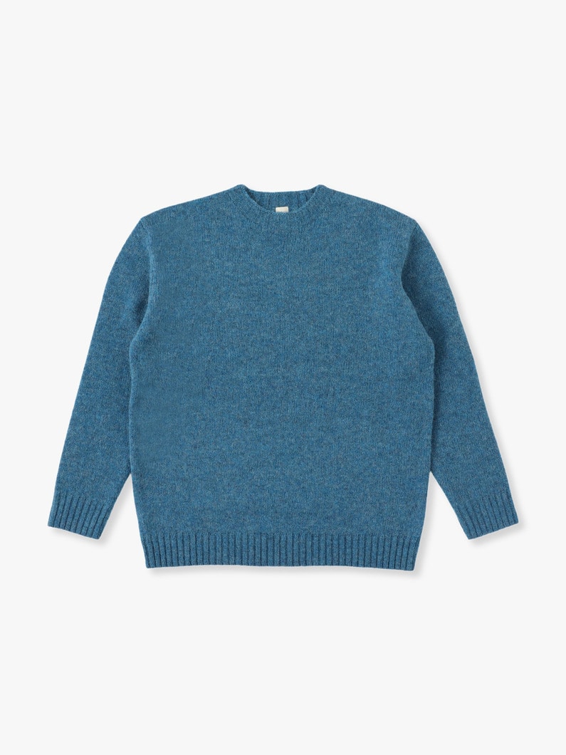 Wool Basic Knit Pullover 詳細画像 blue 2