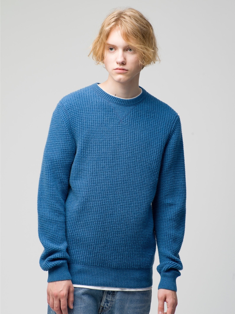 Reimagine Cashmere Waffle Sweater｜OUTERKNOWN(アウターノウン)｜Ron 