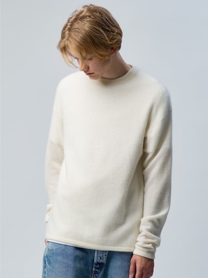 Cashmere Knit Pullover 詳細画像 ivory