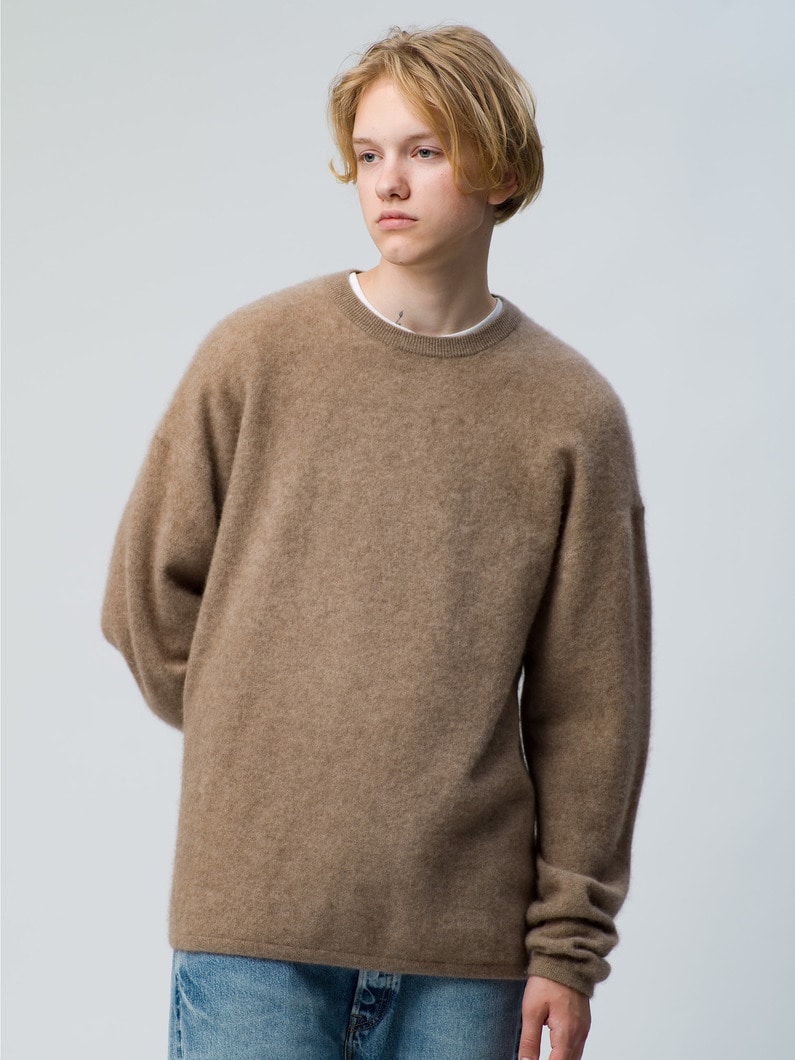 Cashmere Knit Pullover 詳細画像 brown 1