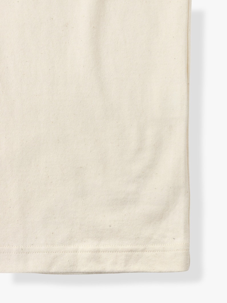 Undyed Henry Neck Tee 詳細画像 off white 4