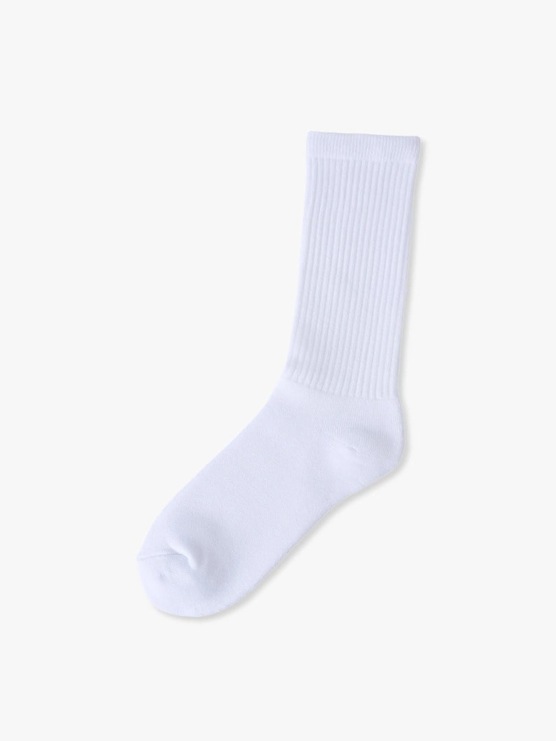 ロゴ ソックス（オフホワイト/グレー/ブラック） 詳細画像 white