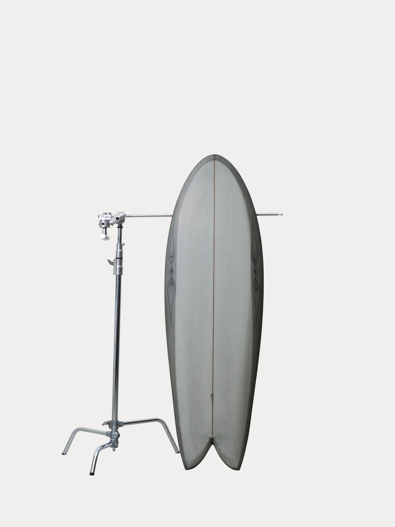 Surfboard Rounded Nose Squit Fish 5’8 詳細画像 gray 1