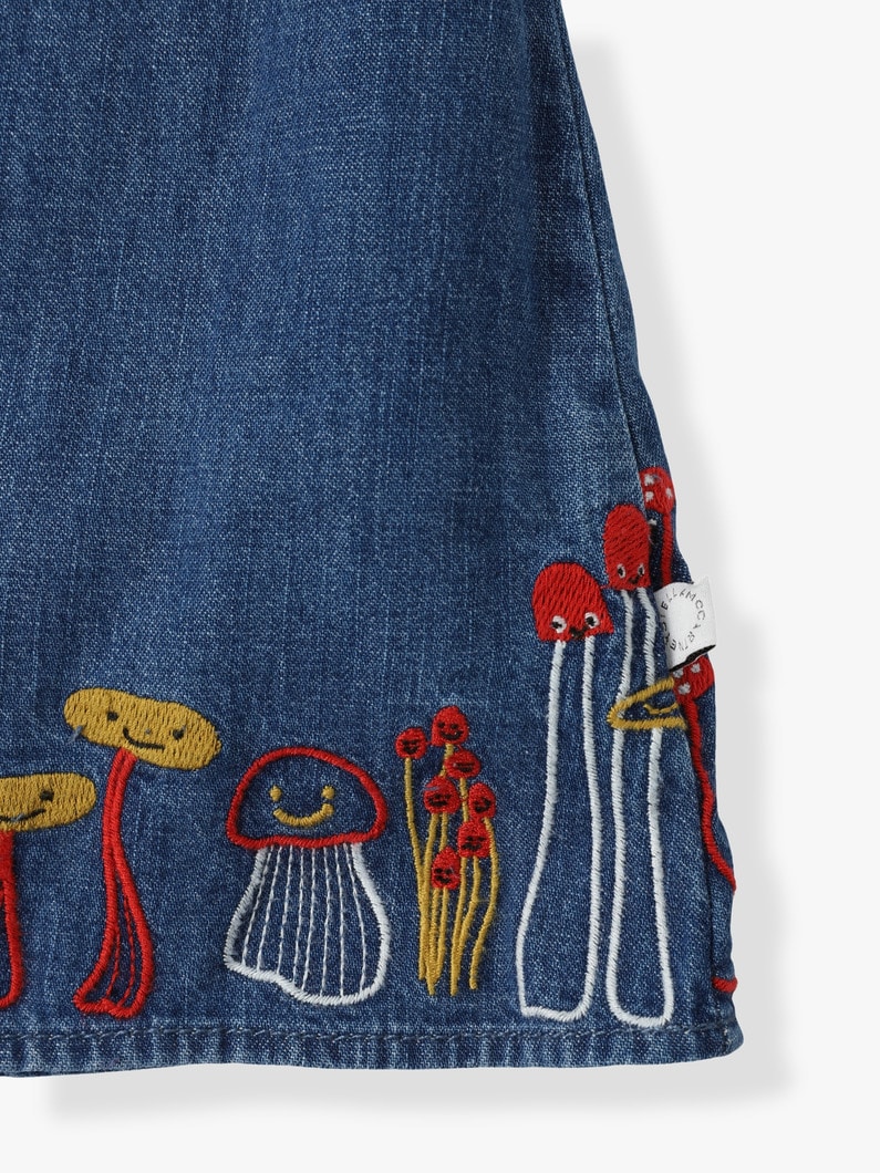 Embroidery Denim Dress 詳細画像 blue 6