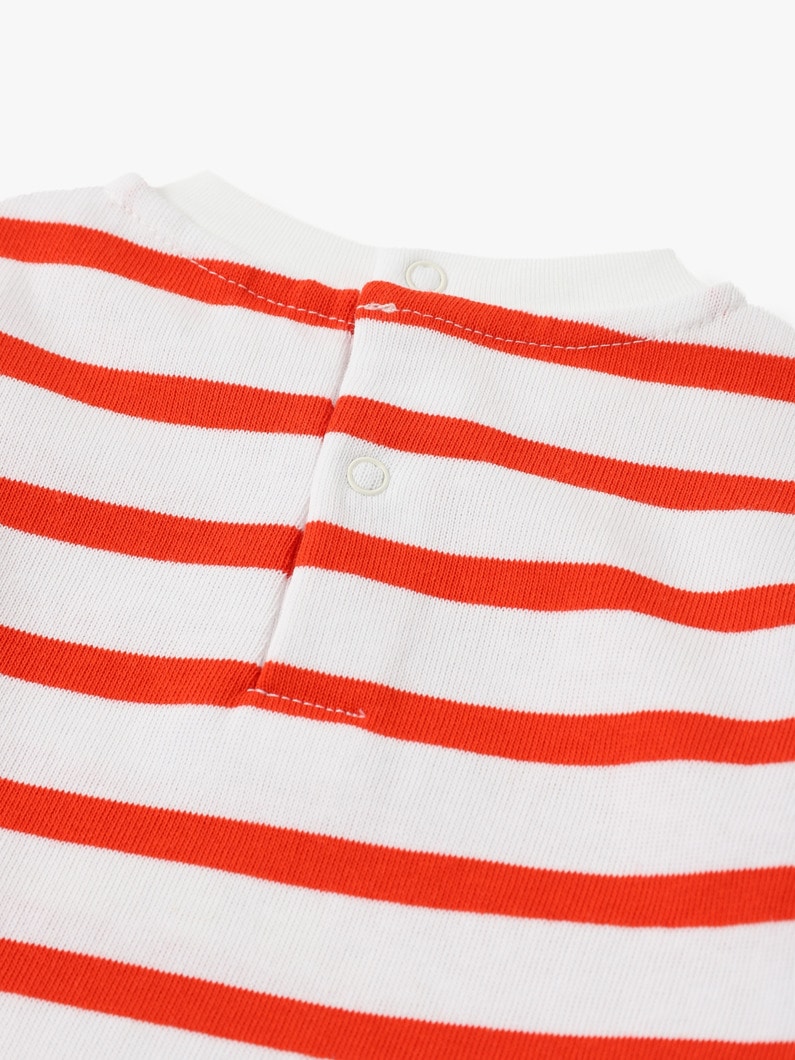 Be Super Nice Print Stripe Cotton Dress 詳細画像 multi 5