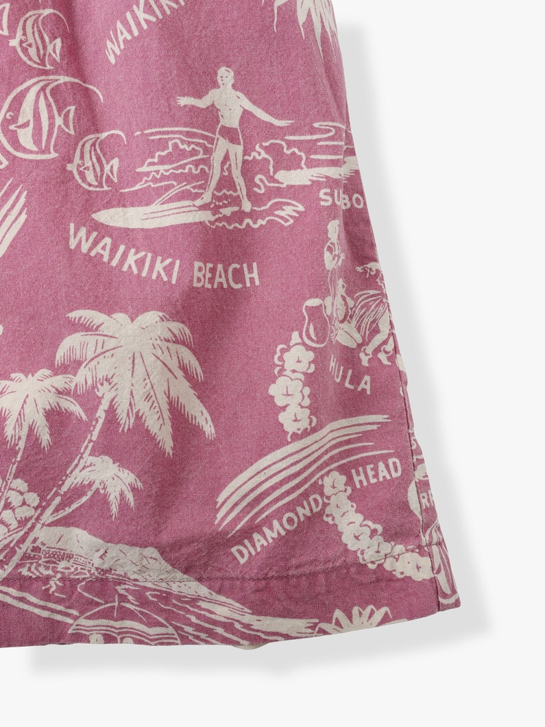 Aloha Print Dress 詳細画像 pink 5