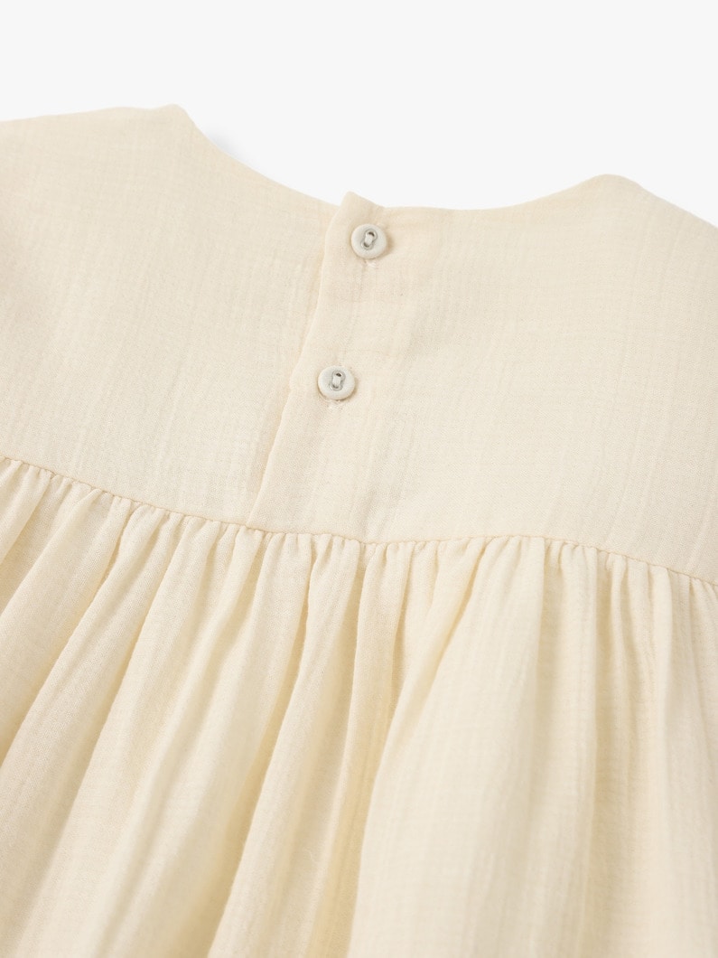 Embroidery Flare Dress 詳細画像 off white 5