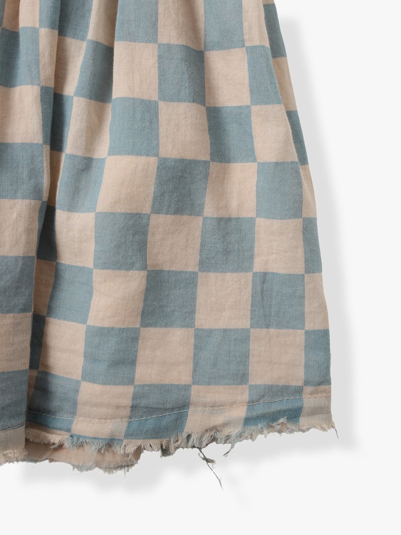 Checked Voile Skirt 詳細画像 blue 5