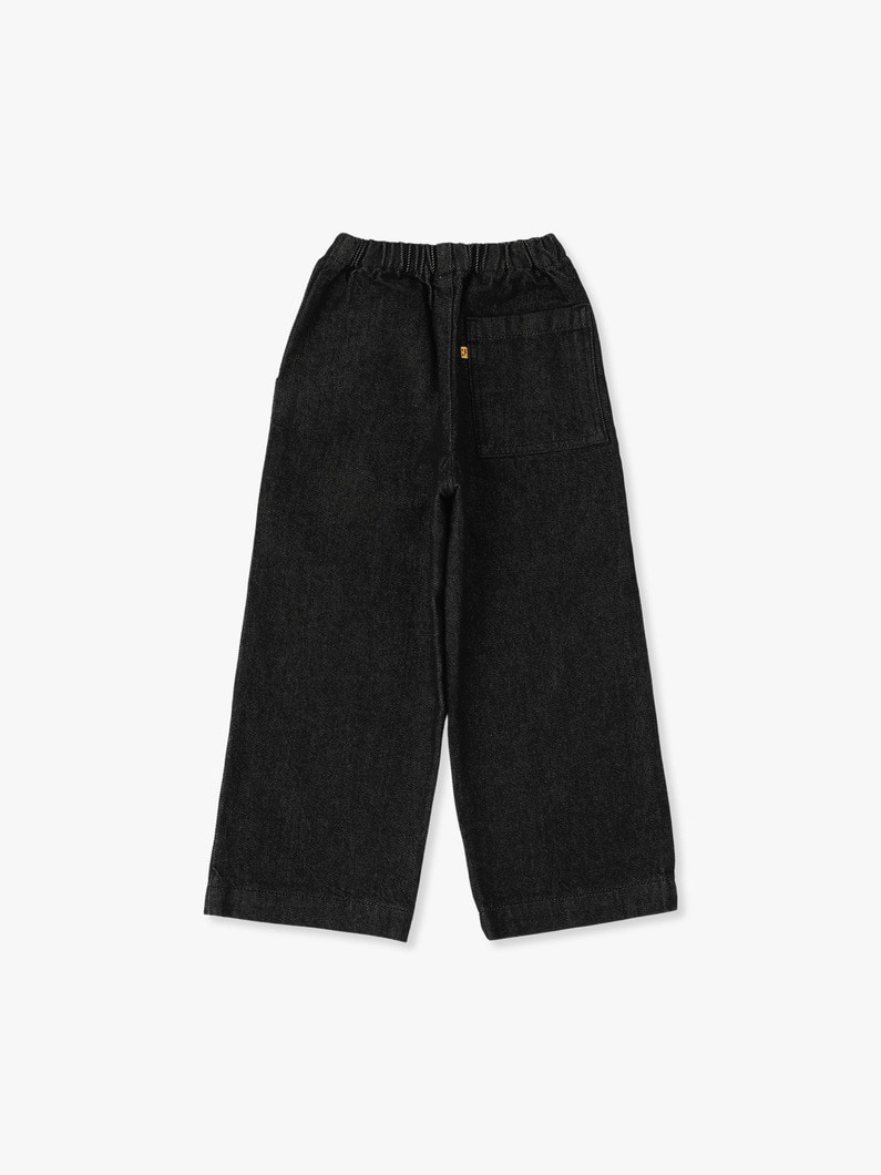 Pippins Wide Denim Pants 詳細画像 charcoal gray 2