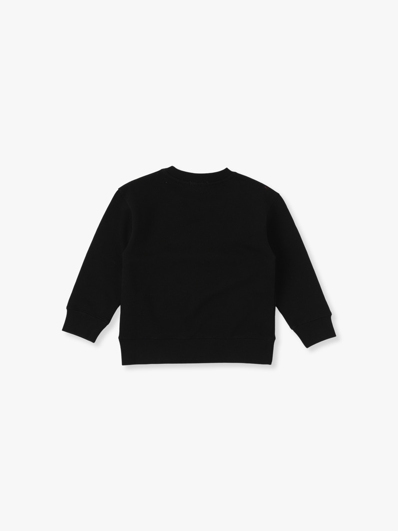 Monster Print Fleece Sweat Shirt (black) 詳細画像 black 2
