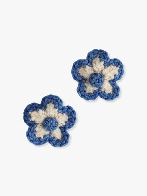 Medium Flower Clip Set 詳細画像 blue