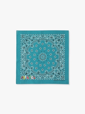 Embroidery Bandana (3145C) 詳細画像 turquoise