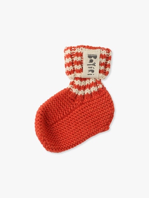 Knit 2way Socks 詳細画像 red