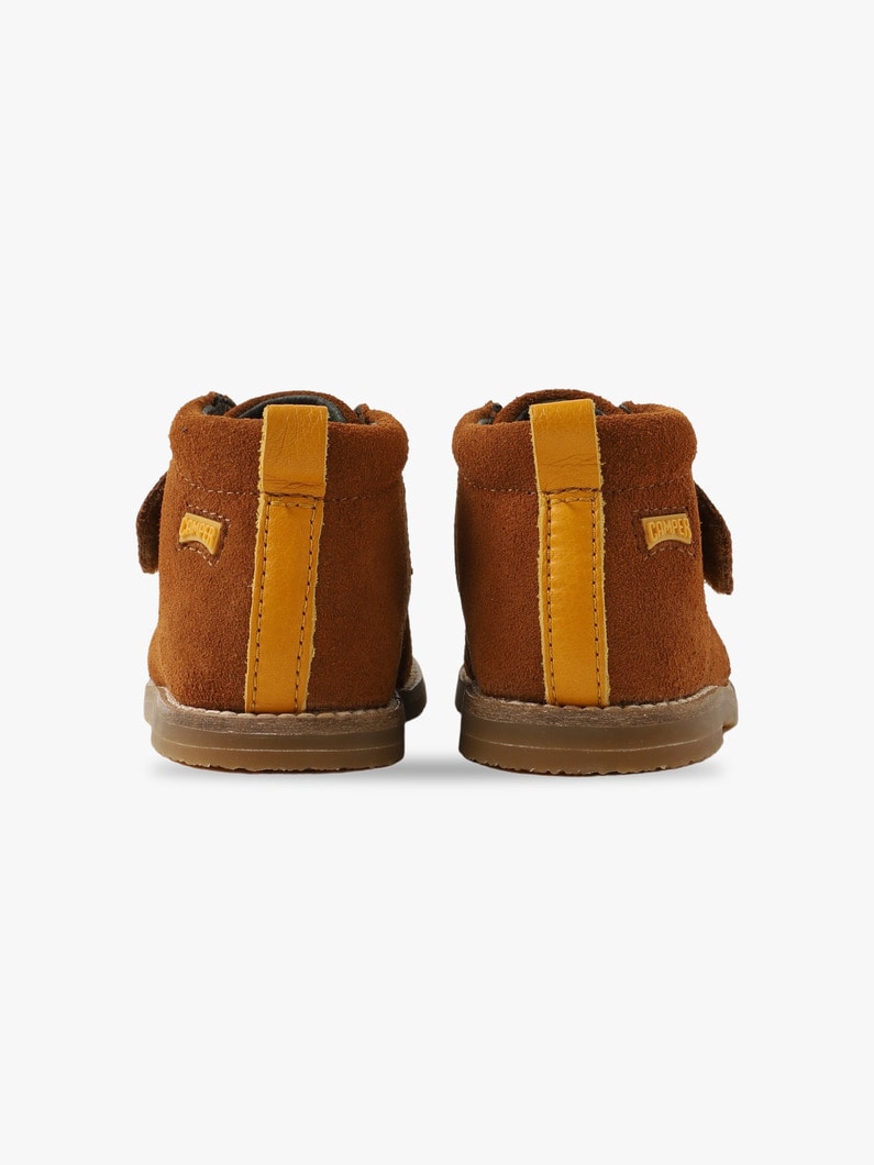 Savina Velcro Short Boots 詳細画像 brown 5