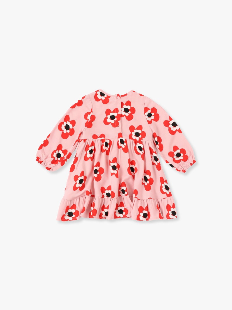 Kids Graphic Flower Print Dress 詳細画像 pink 2