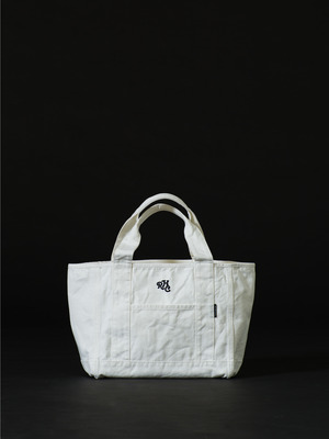 Canvas Logo Tote Bag (M) 詳細画像 white