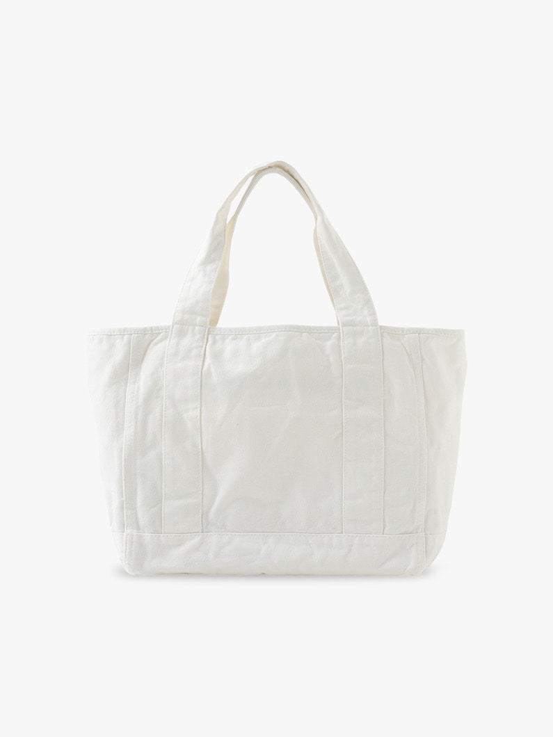 Canvas Logo Tote Bag (M) 詳細画像 white 3