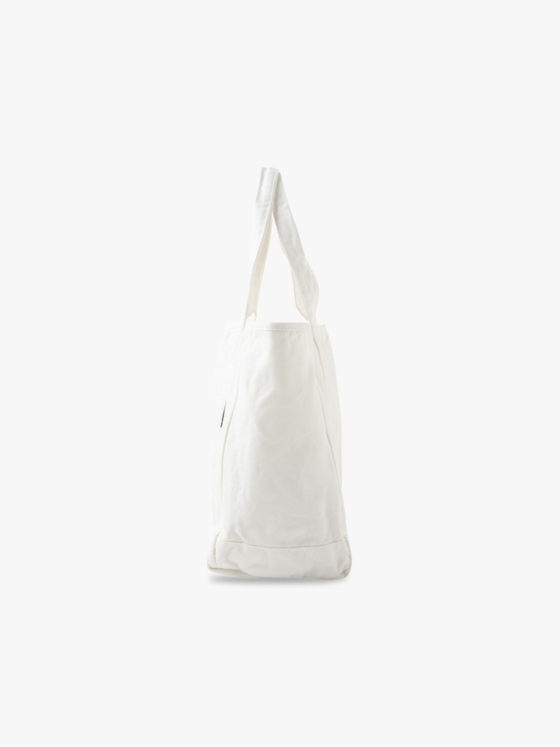 Canvas Logo Tote Bag (M) 詳細画像 white 4