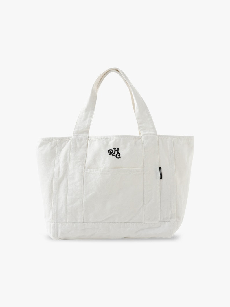 Canvas Logo Tote Bag (M) 詳細画像 white 2