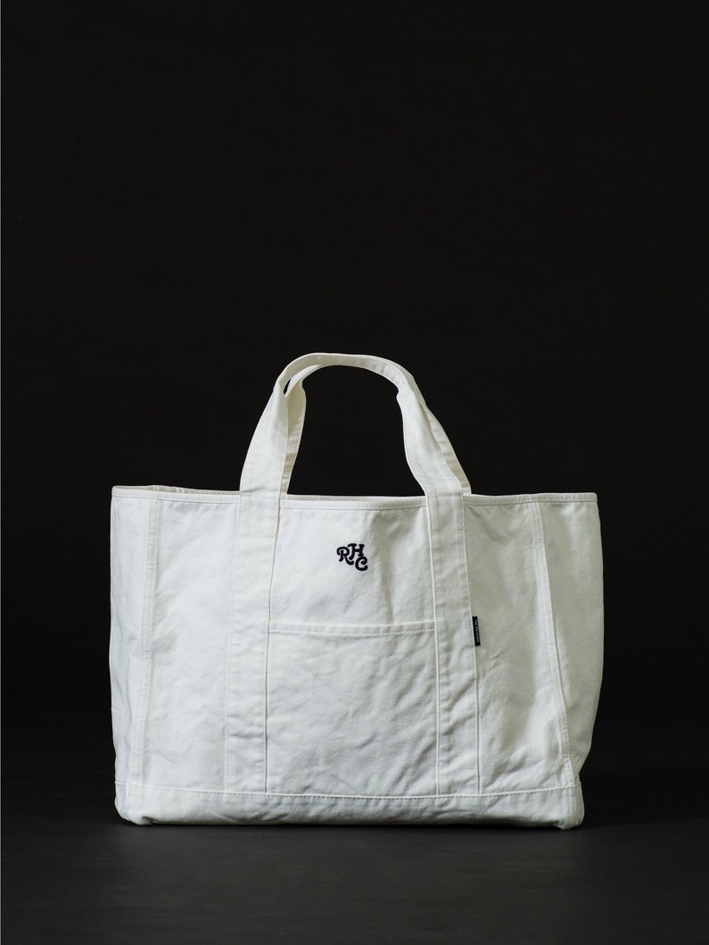 Canvas Logo Tote Bag (L) 詳細画像 white 1