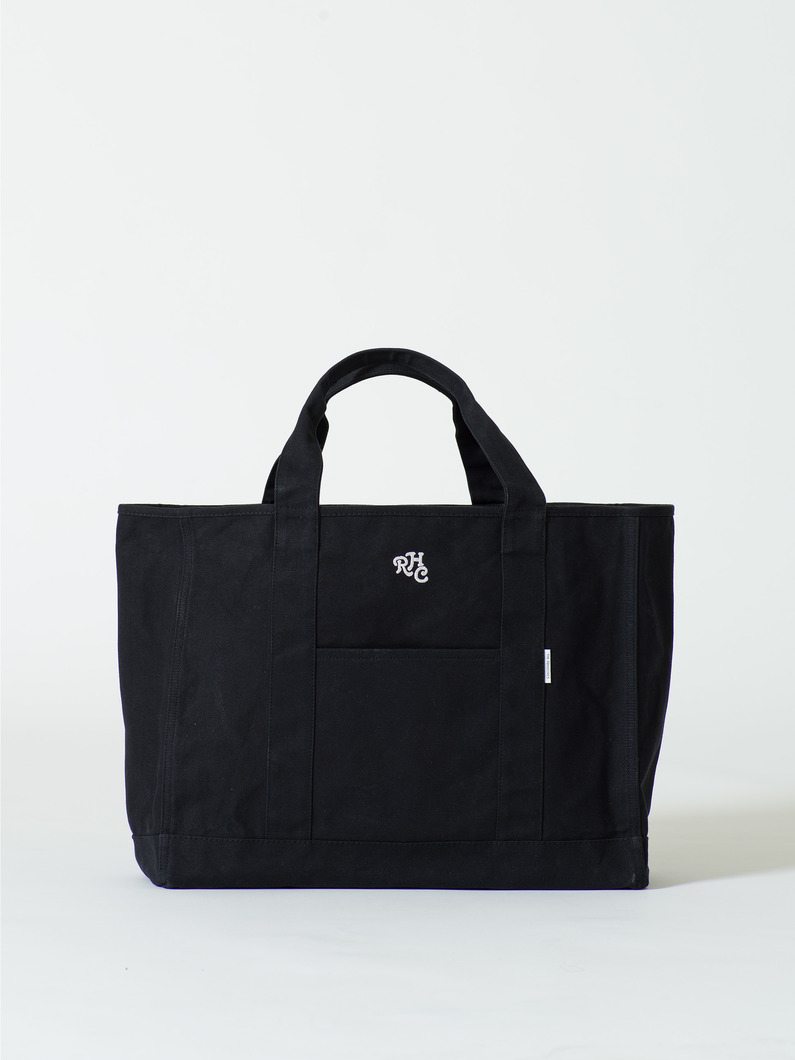 Canvas Logo Tote Bag (L) 詳細画像 black 1