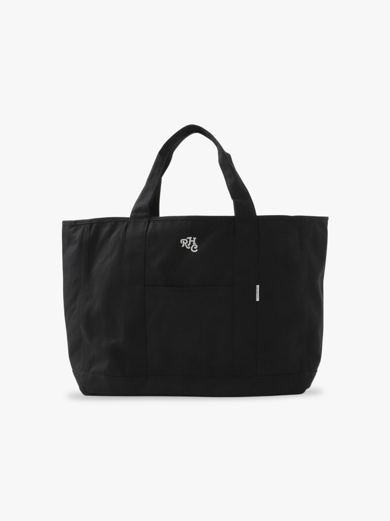 Canvas Logo Tote Bag (L) 詳細画像 black 2