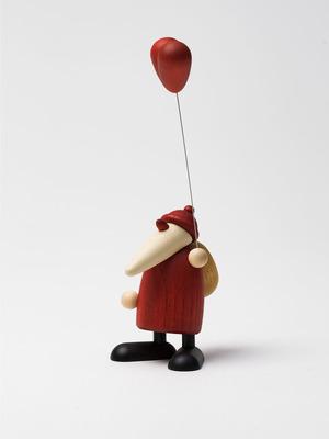 Santa Claus Wood Figure (holding a heart) 詳細画像 other