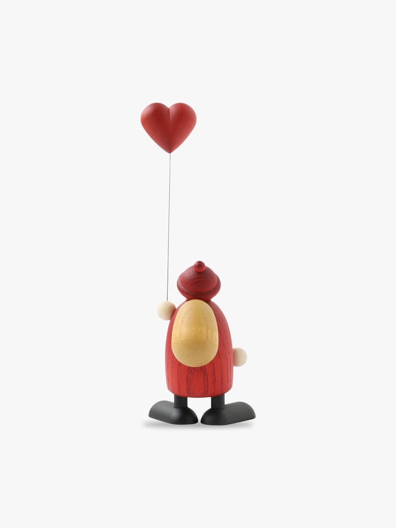 Santa Claus Wood Figure (holding a heart) 詳細画像 other 1