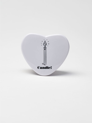 Candle Heart Mirrorr (Ron Herman) 詳細画像 white