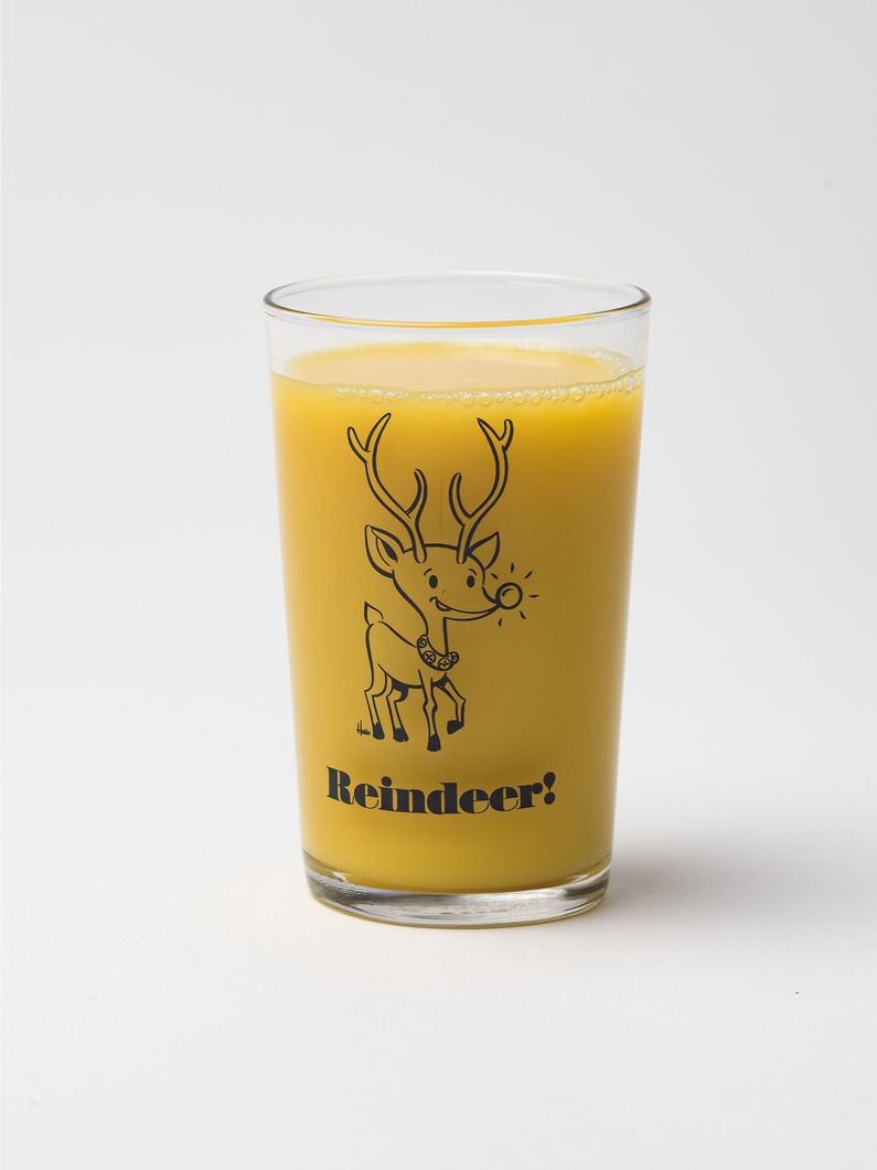 Reindeer Holiday Glass (Ron Herman) 詳細画像 white 1