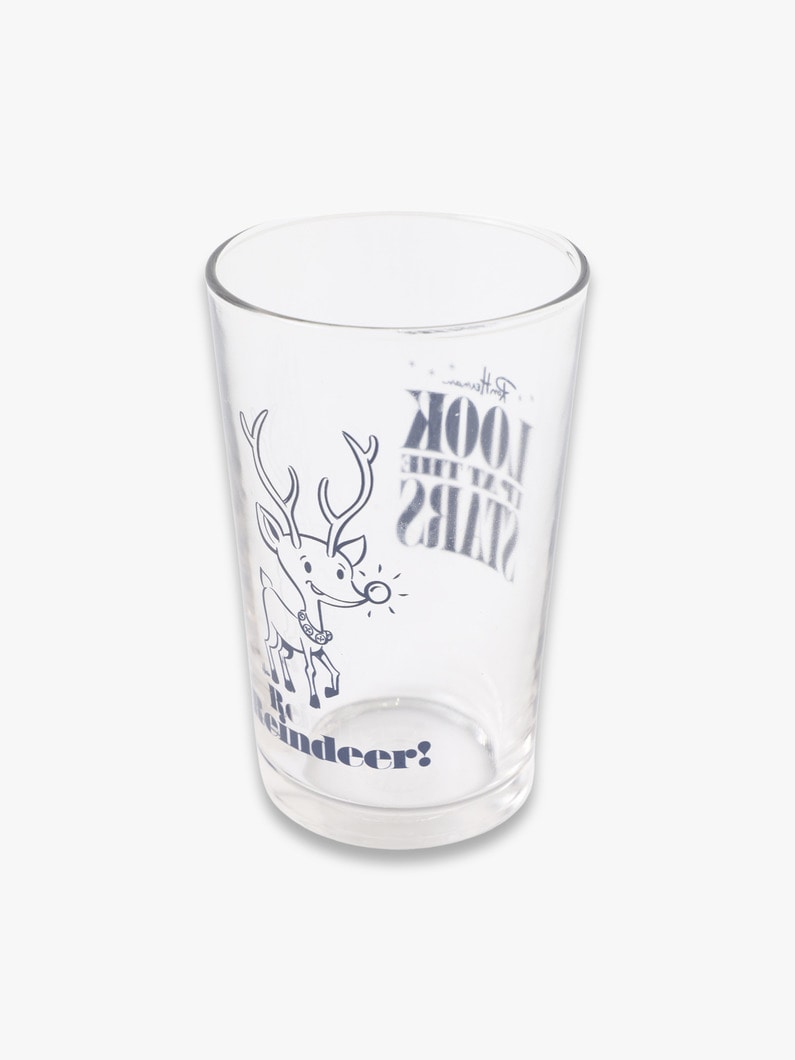 Reindeer Holiday Glass (Ron Herman) 詳細画像 white 3