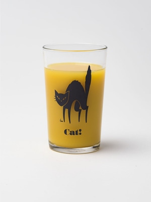 Black Cat Holiday Glass  (Ron Herman) 詳細画像 white