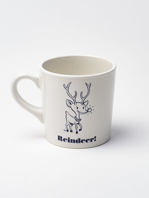 Reindeer Holiday Mug (Ron Herman) 詳細画像 white