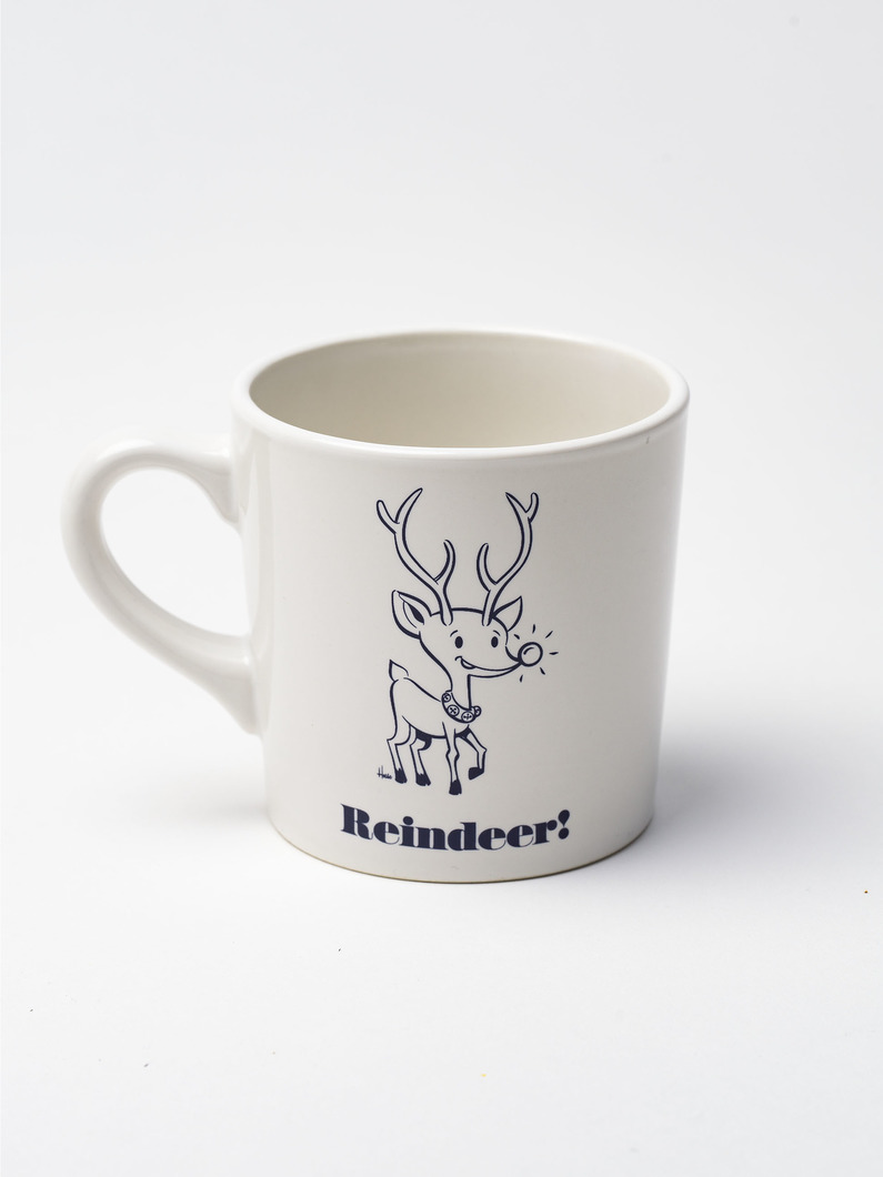 Reindeer Holiday Mug (Ron Herman) 詳細画像 white 1