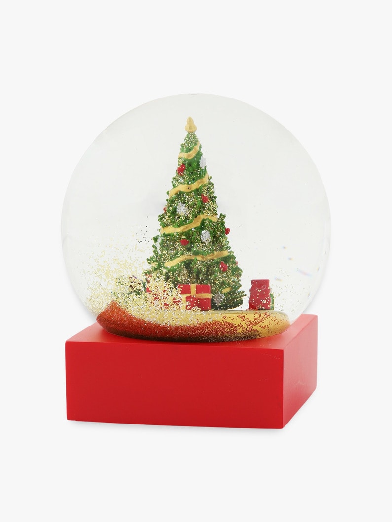 Holiday Tree Snow Globe 詳細画像 red 2