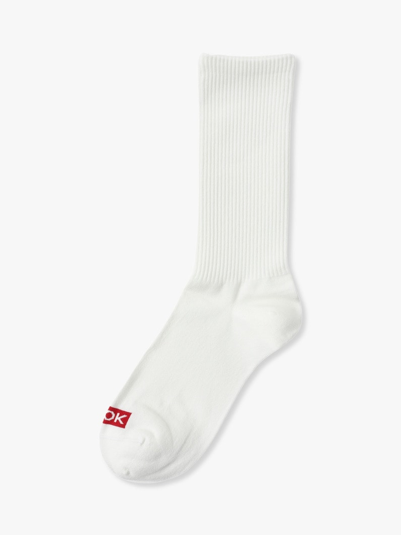 Logo Socks 詳細画像 white 1