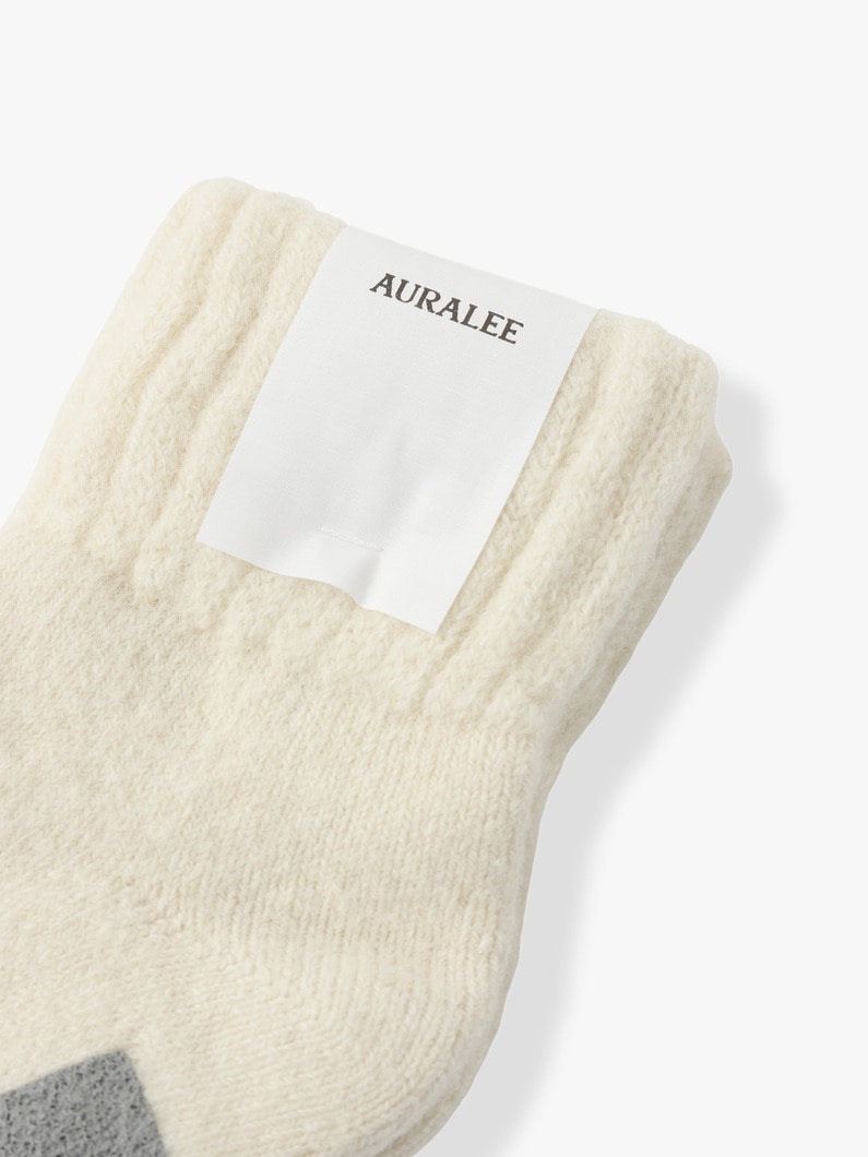 AURALEE×I’M OK Room Socks (Men) 詳細画像 beige 3