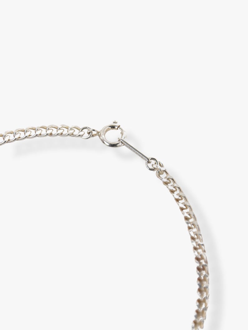 Flat Curb Chain Bracelet (Men) 詳細画像 silver 2
