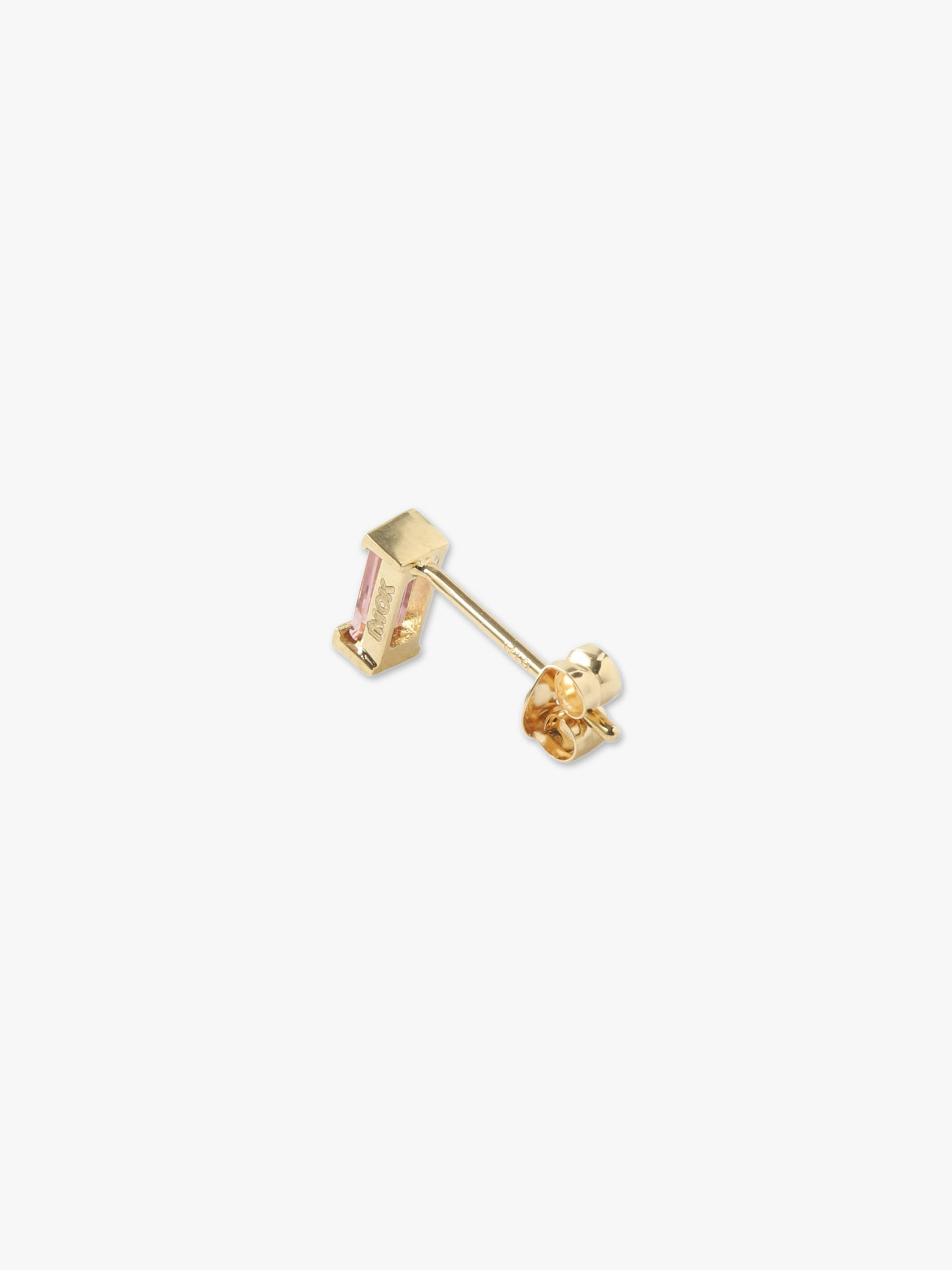 18K Birthstone Pierced Earring (October / Tourmaline)｜I'M OK