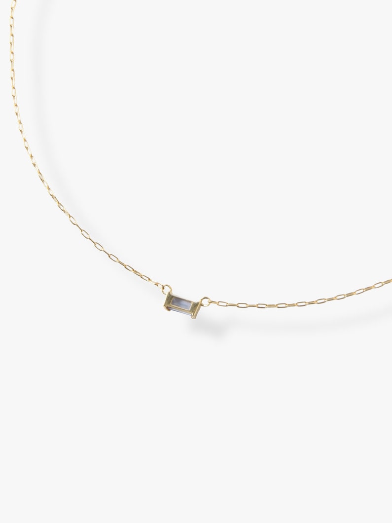 18K Birthstone Necklace (September / Sapphire) 詳細画像 yellow gold 3