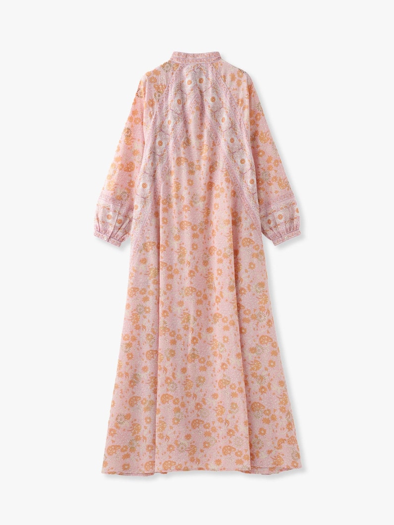 India Print Dress 詳細画像 pink 6
